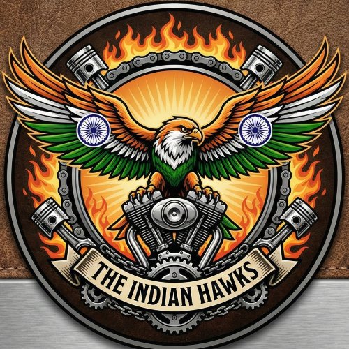 THE INDIAN HAWKS logo